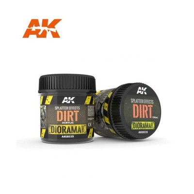 AK Texture Splatter Splatter Effects Dirt - 100ml (Acrylic) New