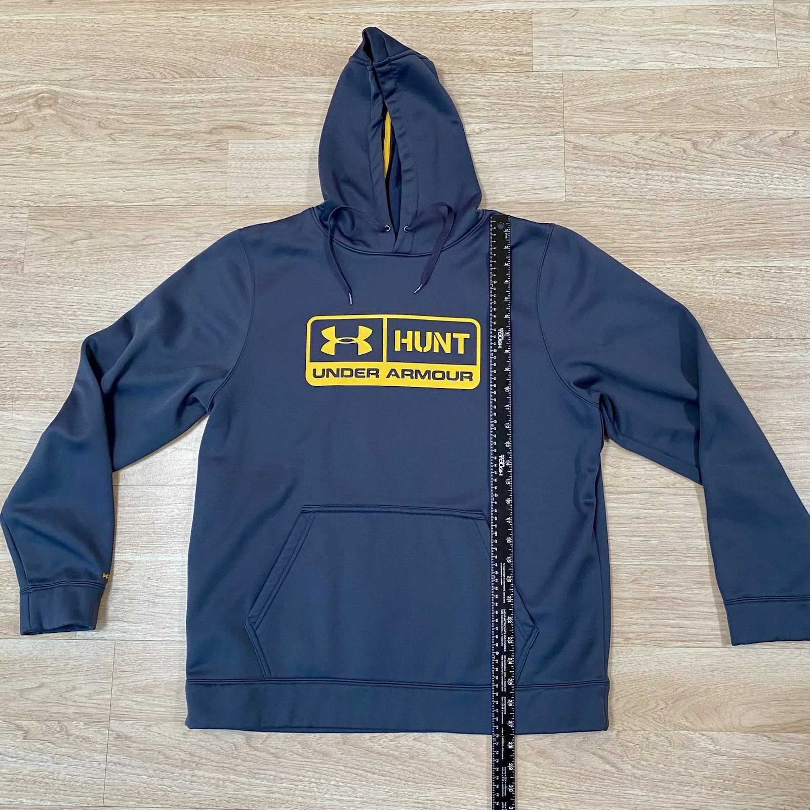 VETEMENTS Felpa con cappuccio Under Armour HUNT uomo grande grigio antracite abbigliamento sportivo pullover felpa