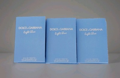 3 Proben Dolce&Gabbana Light Blue Pour Femme EdT Spray