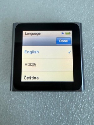 Apple MC694LL iPod Nano 6th Generation 16gb Graphite for sale