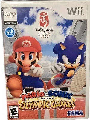 Nintendo Wii Mario & Sonic At The Olympic Olympic Games Complete In Box Tested