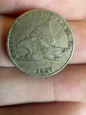 U.S. 1857 Flying Eagle 1 Cent Coin