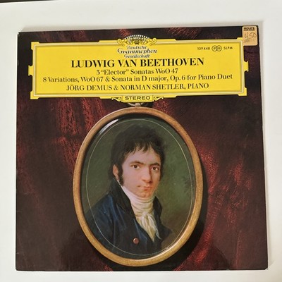 Beethoven: 3  Elector  Sonatas WoO 47/8 Variations Deutsche Gramm. SLPM 139 448