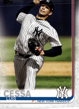 2019 Topps Update Series Luis Cessa #US286