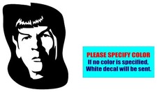 Star Trek Spock 072 Vinyl decal sticker Graphic Die Cut Car Truck Window 7"