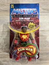 Masters Of The Universe Orgins Sun-Man Action Figure 2022 Wave 8