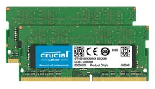 Crucial 16GB DDR4 KIT 2x 8GB 2666 MHz PC4-21300 SODIMM 260-Pin Laptop Memory