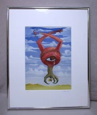 Allen Dutton Surrealist Original Painting Listed Arizona Artist/Photographer