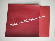 VegTan 2 Leather Sheet 4/5oz, Size 12"x 12" Genuine Leather-UnnatiCreationsIndia