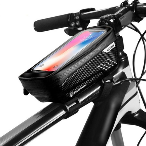 WILDMAN Bicycle Bike Bag MTB Front Bag Touch Screen 6.2" Phone Case Waterproof - 第 1/13 張圖片