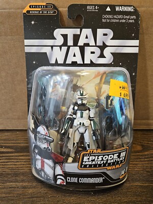 Starwars Hasbro Episode 3 Collection #l4Cone Commander(Green) 2006 N.I.B. 