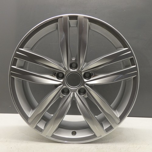 VOLKSWAGEN VW GOLF MK7 18" SILVER ALLOY WHEEL DURBAN 5G0601025G GENUINE X1 - 第 2/19 張圖片