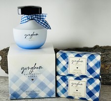NEW Bath  Body Works GINGHAM Eau De Parfum Perfume 2.5 Fl oz Bar Soap Gift Set