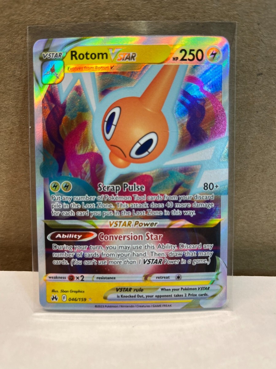 Pokemon Crown Zenith 046/159 Rotom Vstar Ultra Rare | eBay