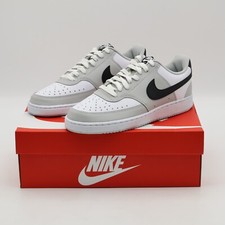 HV0927-097 Nike Court Vision Low Gris Niebla Negro (Hombre)