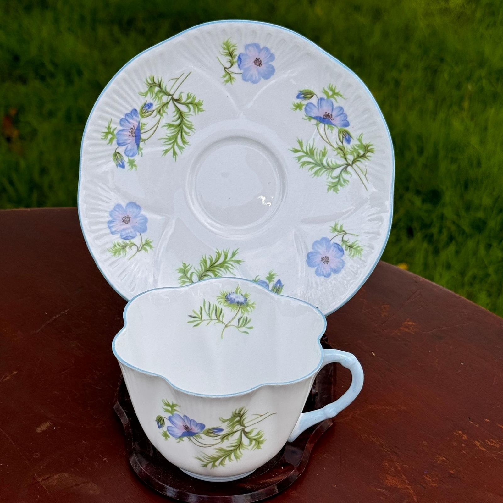 シェリー Shelley Blue Poppy Ludlow Shape 【公式通販】