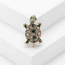 Mini Green Sea Turtle Ocean Animal Pin, Summer Beach Unisex Fashion Jewelry Gift
