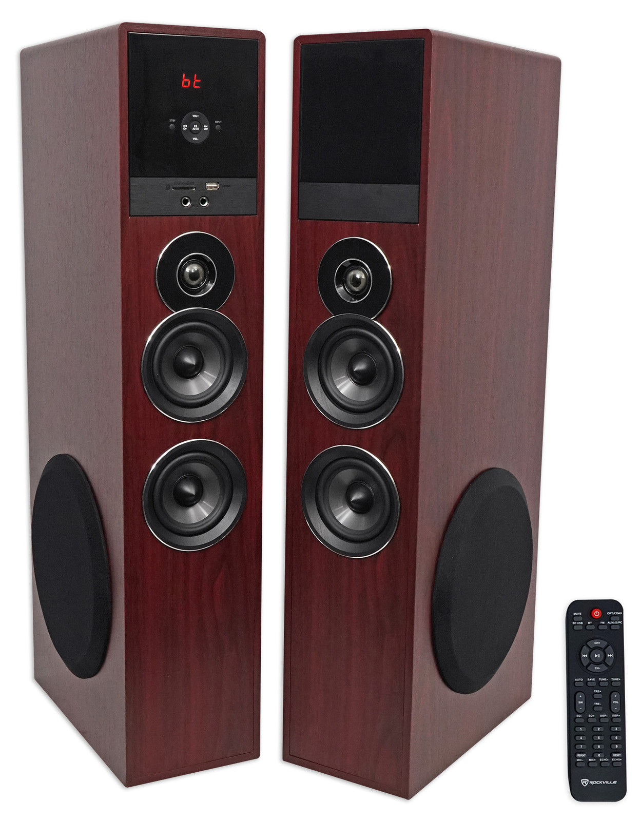 rockville 8 tower speakers