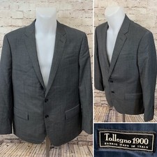 New J.CREW Ludlow Slim Fit Suit Jacket Double Vent Italian Worsted Wool 44R 425
