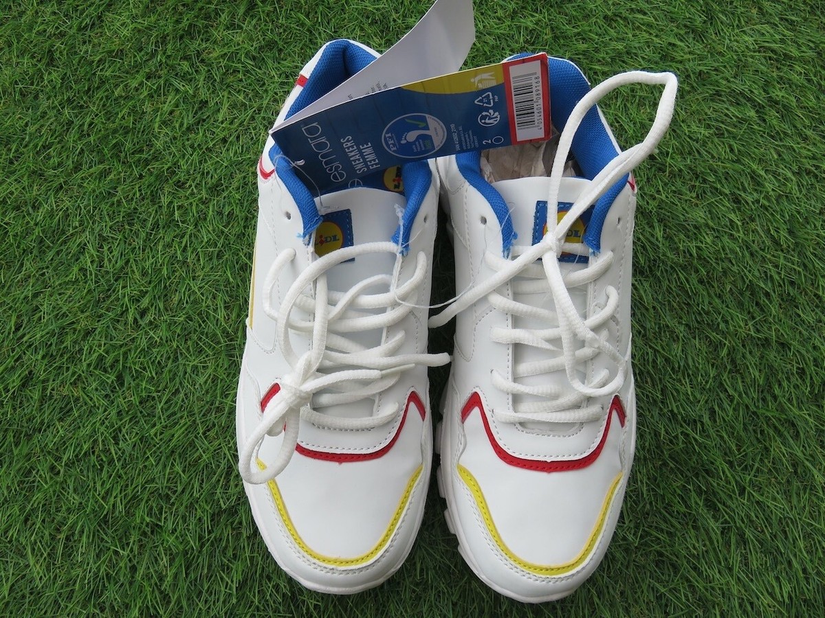 Baskets Lidl Collector Limitée Esmara Femme - Pointure 39, Multicolore, Style Sportif, Neuf Sans Boîte