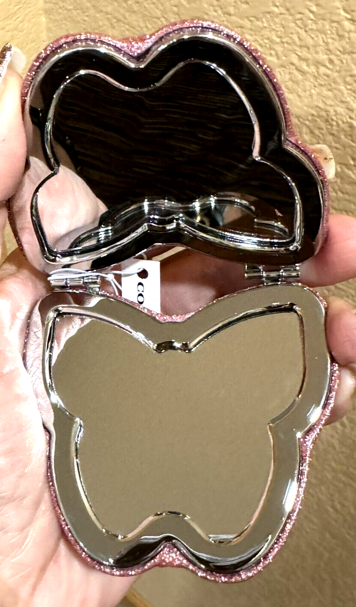 COACH Glitter Butterfly Compact Mirror CF154 New | eBay
