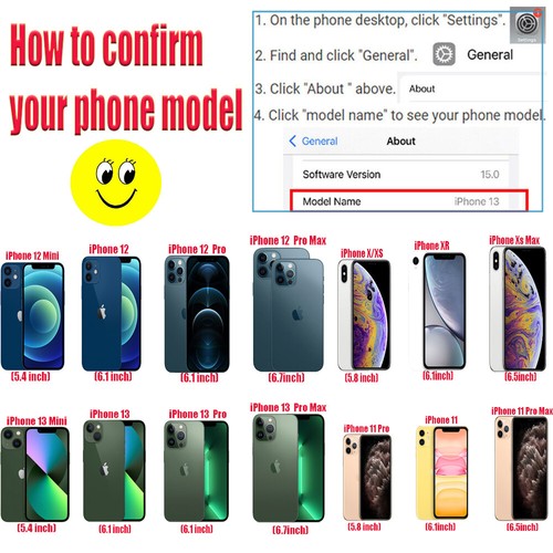 For iPhone 13 14 Pro Max 12 11 Tempered GLASS Screen Protector Camera Lens Cover - Picture 2 of 8