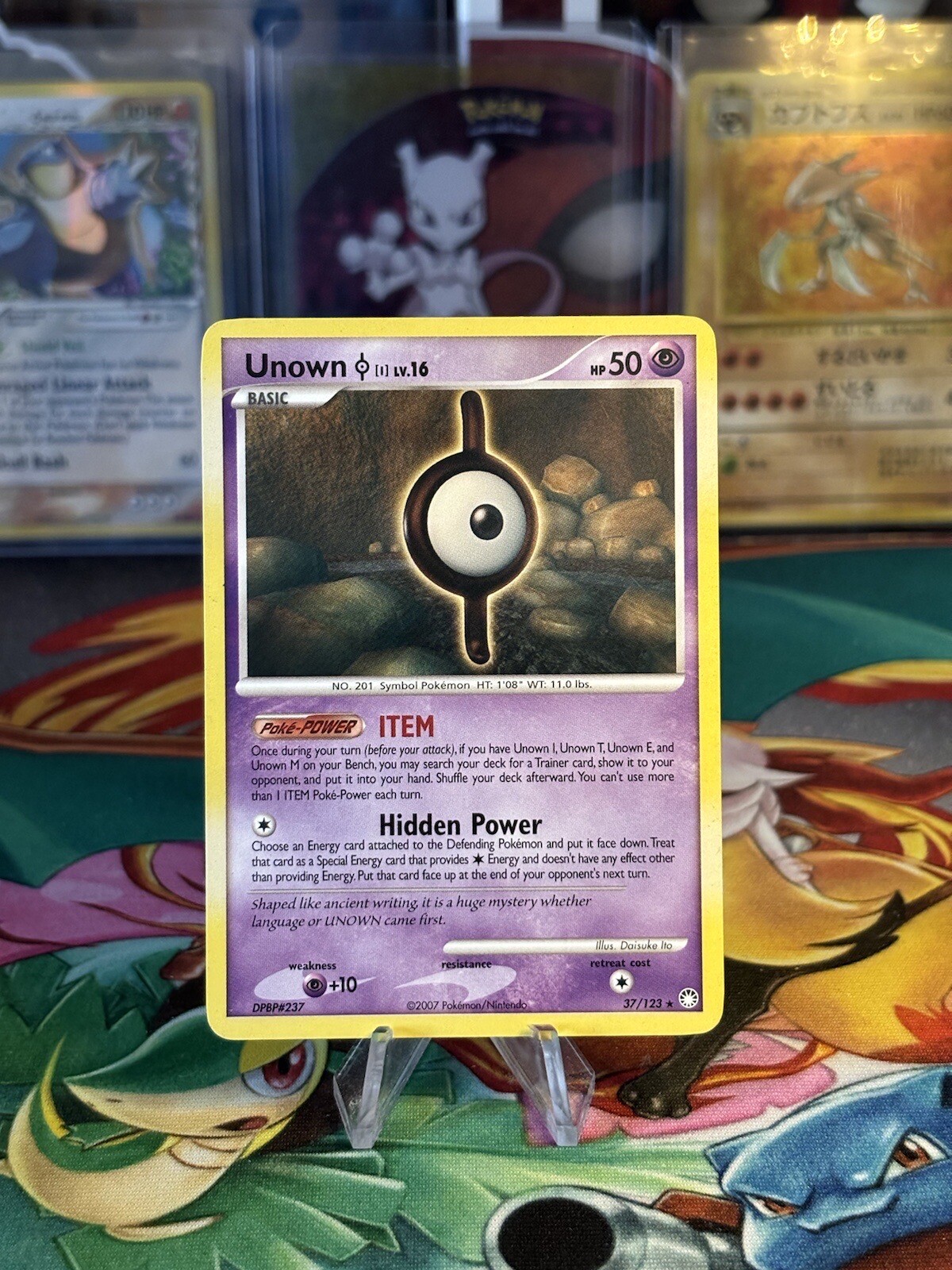 Pokémon Unown I 37/123  Mysterious Treasures LP