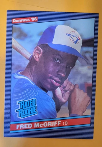 1986 Donruss - Rated Rookie Fred McGriff #28 (RC)