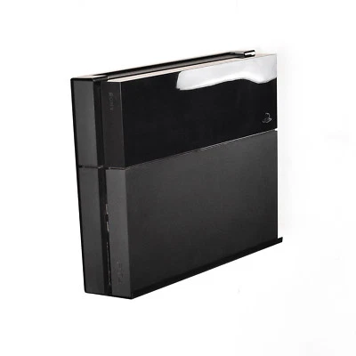 Playstation 4 PS4 Original Console Wall Mount Kit Bracket Holder Black Metal
