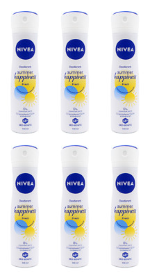 Nivea summer happiness Fresh Deodorant Deospray , 6x150ml EAN4005900829672