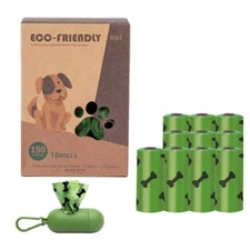 Poop Bags for Dog, Cat'S Waste-150 Bags,Biodegradable, Eco-Friendly Strong,Green