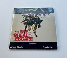 THE GREAT ESCAPE 2-Laserdisc LD FULL SCREEN FORMAT EXCELLENT CONDITION VERY RARE