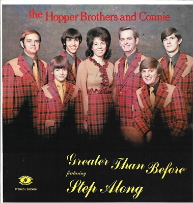 THE HOPPER BROTHERS AND CONNIE........''GREATER THAN BEFORE''...RARE HTF GOSPEL LP