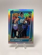 Luke Farrell 2021 Donruss Optic Silver Holo Prizm Rated Rookie RC #287 Jaguars
