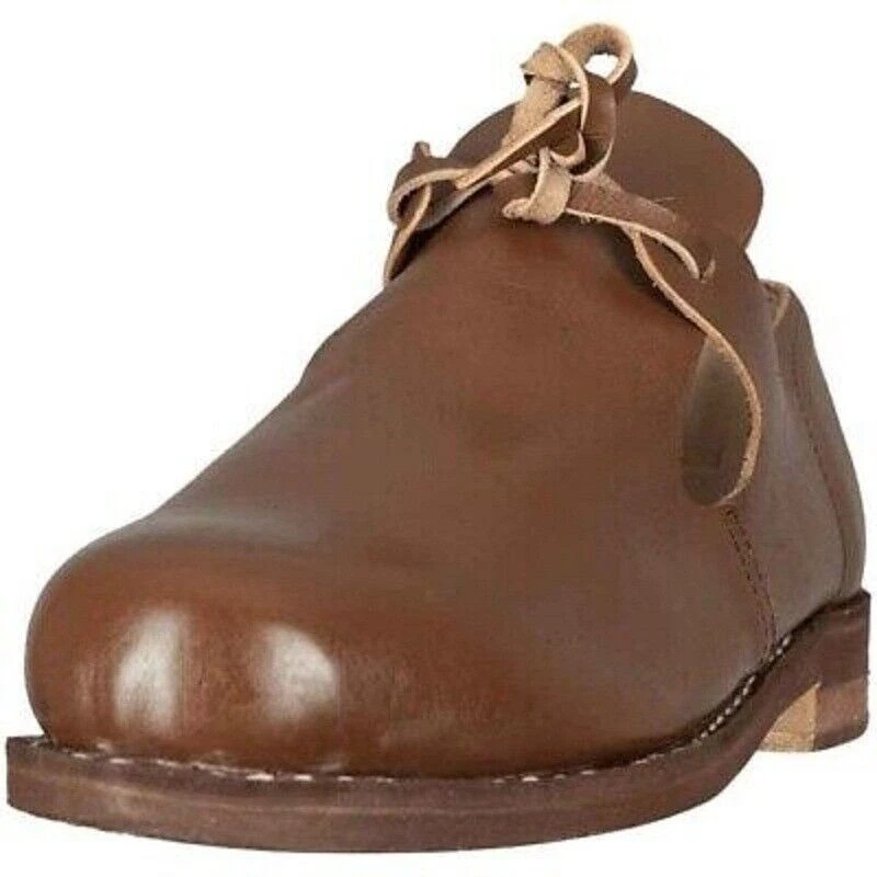 Zapatos Nolthe Renacimiento Teatro Disfraz Zapatos SCA Recreación LARP Combate Zapato Foto 3 de 4