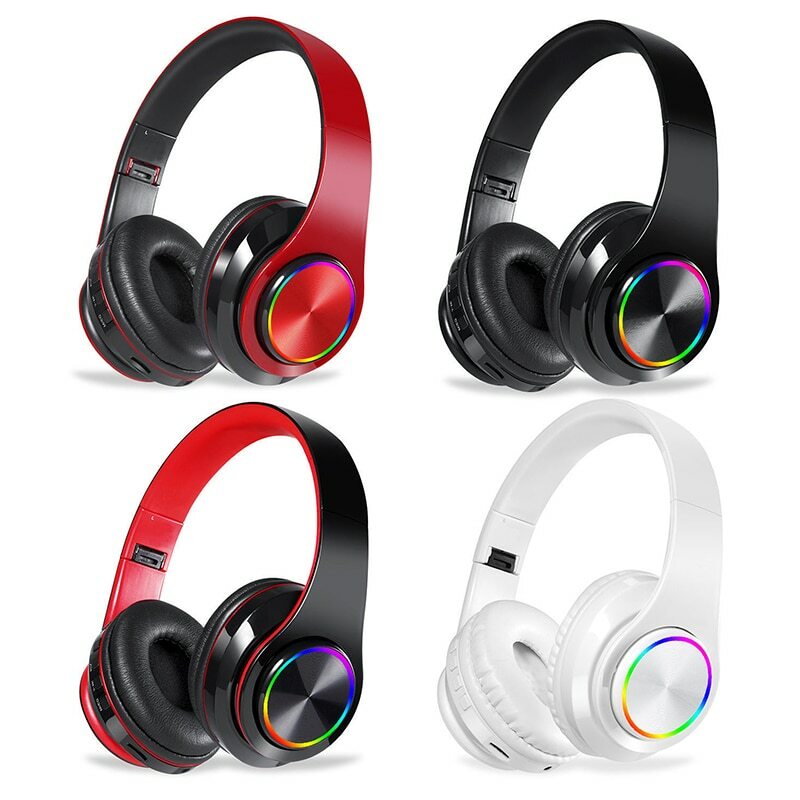 Casque Bluetooth pliable avec lecteur MP3 intégré et micro pour tablette