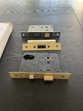 Dual-Profile Gold Cylinder Mortice Night Latch Lock with Anti-thrust Bolt 76 mm