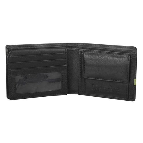 StarHide Mens RFID BLOCKING Leather Wallet Coin Pocket Pouch And ID Window NP06 - Picture 5 of 8