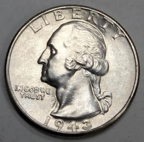 1943 Washington Silver Quarter BU
