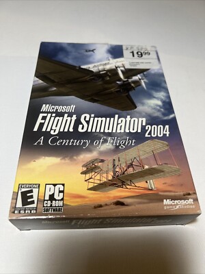 Microsoft Flight Simulator 2004, A Century of Flight, PC CD-ROM 4 Discs