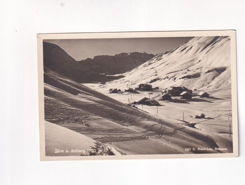 1653) ZÜRS am ARLBERG - Vorarlberg  - verschneite Häuser ALT!