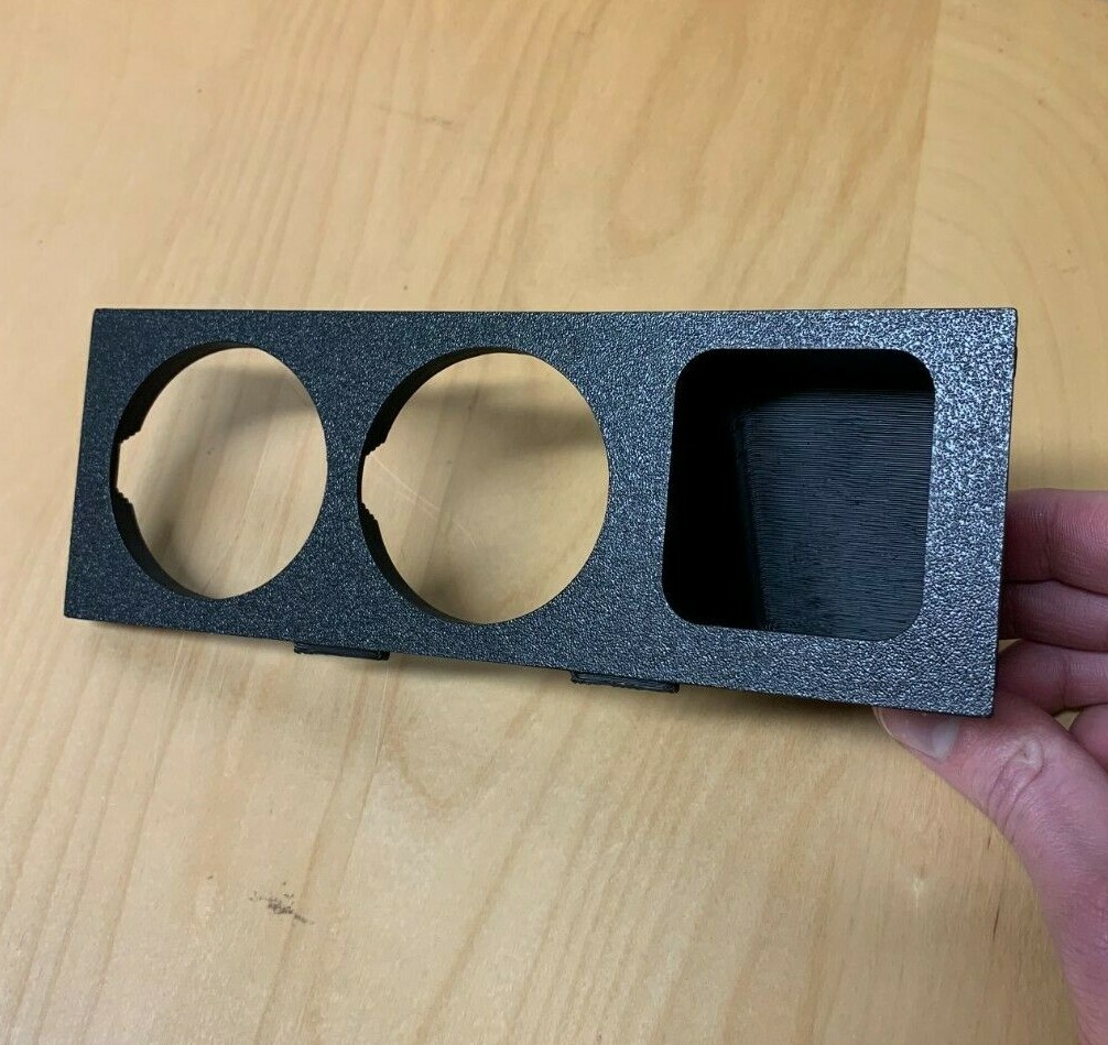 E36 Gauge Pod Panel 52mm Triple, Double, Single Easy Install Made