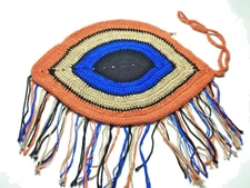 Handmade crochet bag new women for shoulder for the hand his zipper cotton strig