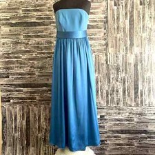 WHITE by Vera Wang size 12 Bridesmaid Dress blue