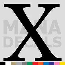 Chi Vinyl Die Cut Decal Sticker - Greek Letter Symbol X