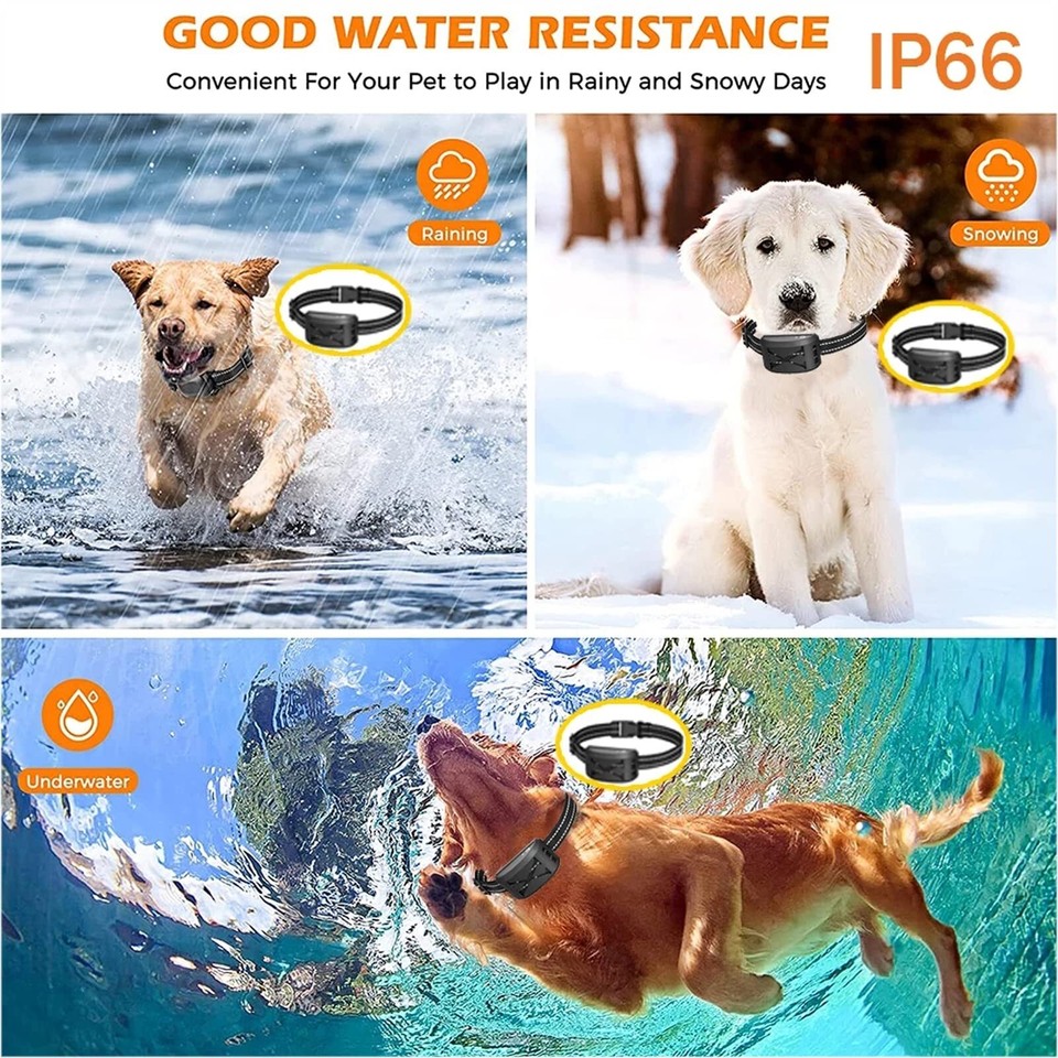 1/2/3 Pet Dog Wireless Electric Fence Containment System Training