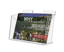 Slatwall Postcard Holder Display Stand Post Card Size Flyer Rack Slat Wall USA