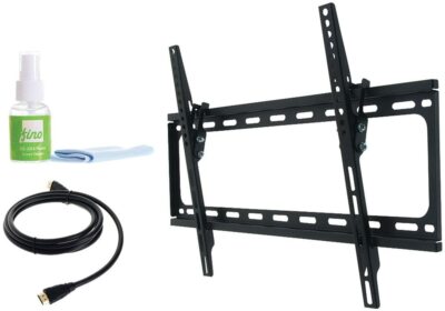 Tilt Mount Universal TV Mount, 60'', Fino with HDMI(R) Cable & Screen Cleaner