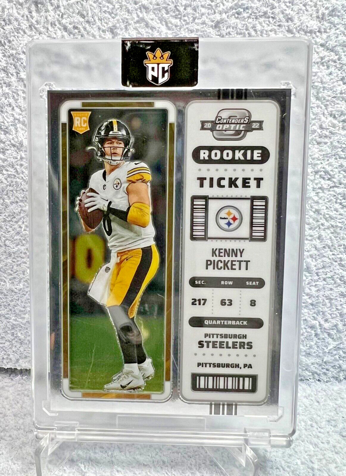 2022 Panini Contenders Optic #84 Kenny Pickett (Silver)