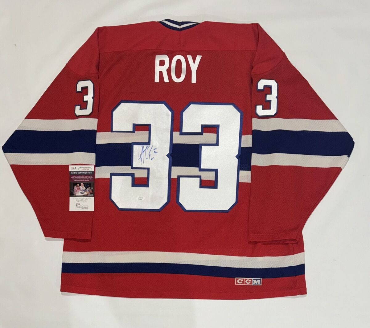 PATRICK ROY SIGNED CCM MONTREAL CANADIENS 1993 STANLEY CUP PATRICK ROY SIGNED CCM MONTREAL CANADIENS 1993 STANLEY CUP